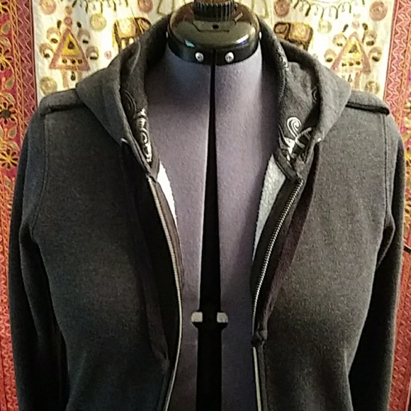 Full Tilt La Fleur Full Zip, Arm Zip Hoodie - Picture 6 of 8